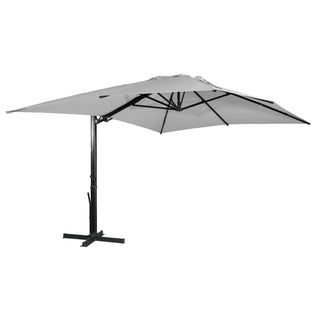 Square Cantilever Patio Umbrella with 90° Tilt, Optional LED/Bluetooth, 4 Colors