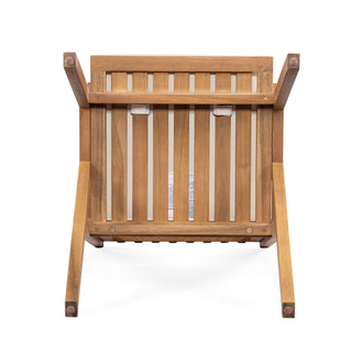 7-Piece Expandable Outdoor Dining Set – Acacia Wood Table & Rope Back Chairs