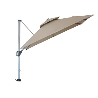 Square Cantilever Patio Umbrella with 5 Adjustable Angles