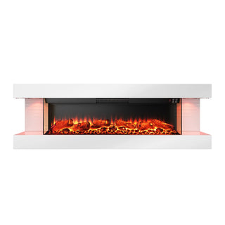 32/50 Inch Wall Mounted Electric Fireplace with Remote