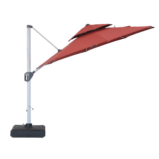 Square Cantilever Patio Umbrella with 5 Adjustable Angles