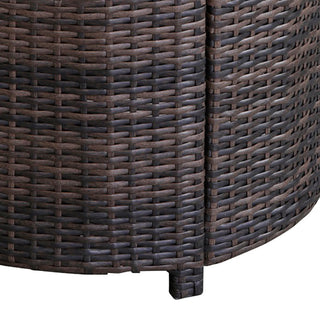 25 H x 32 W Aluminum Outdoor Fire Pit Table Set with Lid – Rust-Resistant Powder-Coated Frame, Perfect for Patio, Deck & Backyard Heating