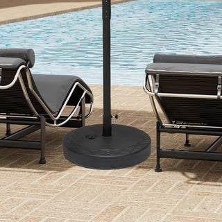 Round Patio Umbrella Base, Heavy-Duty Outdoor Umbrella Stand, Weather-Resistant