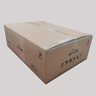 32" Propane Gas Fire Pit Table, 50000 BTU Rectangular Fire Pit, Tile Tabletop with Beautiful Wicker Base for Outside Patio Deck Garden Courtyard-Brown