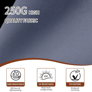 Square Cantilever Patio Umbrella with 5 Adjustable Angles