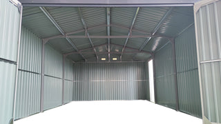 13x20FT Outdoor Storage Shed, Large Metal Garage Shed for Car, Truck, Bike, Lawnmower, Backyard Tool