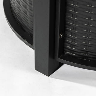 30" Propane Gas Fire Pit Table, 50000 BTU Round Steel Fire Pit with Imitation Wood Grain Finish for Outside Patio Deck Garden Backyard- Black