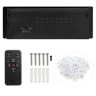 30/36/42/50/60-Inch Recessed Ultra Thin Electric Fireplace Heater with Glass Appearance