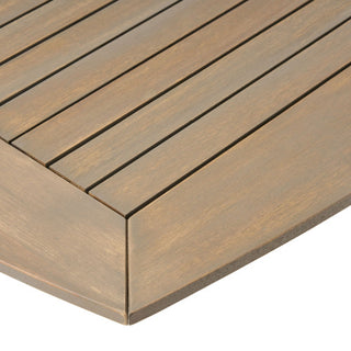 Outdoor Acacia Wood Expandable Dining Table – Brown Finish