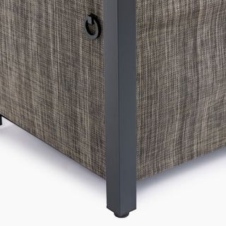 28" Propane Gas Fire Pit Table, 50000 BTU Square Steel Fire Pit for Outside Patio Deck Garden Courtyard -Black