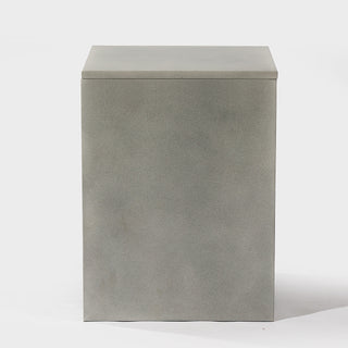 42" Propane Gas Fire Pit Table 2-Pieces, 50000 BTU Rectangular Steel Fire Pit with Glass Wind Guard for Outside Patio Deck Garden Courtyard -Light Gray