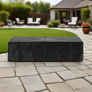 Tabletop Propane Fire Pits, 55 x 23 in, 50,000 BTU outdoor firepit table, Suitable for Outdoor, Patio, Balcony, three height options