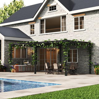 Aluminum Louvered Pergola with Adjustable Roof