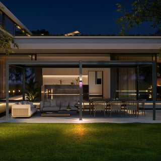 Aluminum Louvered Pergola with Adjustable Roof