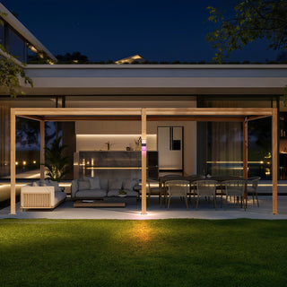 Aluminum Louvered Pergola with Adjustable Roof