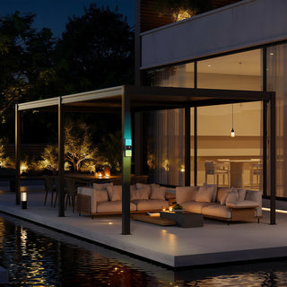 Aluminum Louvered Pergola with Adjustable Roof