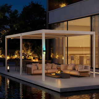 Aluminum Louvered Pergola with Adjustable Roof