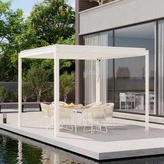 Aluminum Louvered Pergola with Adjustable Roof