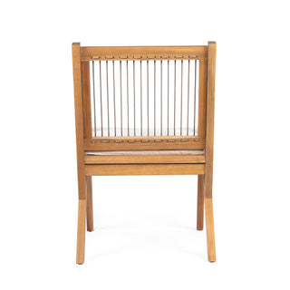 7-Piece Expandable Outdoor Dining Set – Acacia Wood Table & Rope Back Chairs