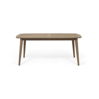 Outdoor Acacia Wood Expandable Dining Table – Brown Finish