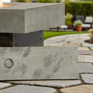 Tabletop Propane Fire Pits, 55 x 23 in, 50,000 BTU outdoor firepit table, Suitable for Outdoor, Patio, Balcony, three height options