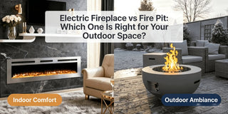 Electric Fireplace vs Fire Pit