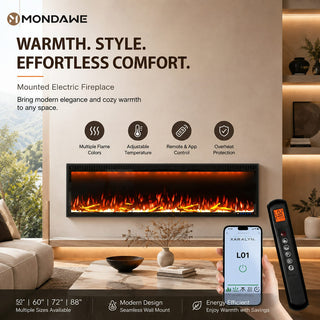 Transform Your Home with the Warmth and Style of a Modern Electric Fireplace