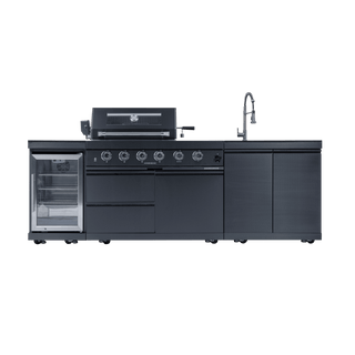 46-Inch Deluxe Outdoor Kitchen BBQ Island Grill, 4-Burner 72,000 BTU Stainless Steel Gas Grill