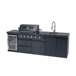46-Inch Deluxe Outdoor Kitchen BBQ Island Grill, 4-Burner 72,000 BTU Stainless Steel Gas Grill