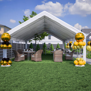 20x32 FT Heavy-Duty Party Tent with Removable Sidewalls & 3 Storage Bags, Outdoor Canopy Gazebo for Carport, Camping, Wedding, BBQ & Commercial Events