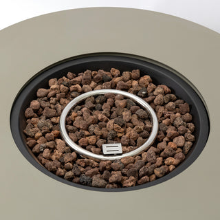 36_inch Round Iron Fire Pit Table