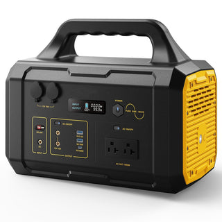300W/1000W Portable Power Station with 100W/200W Solar Panel for Outdoor Camping, Home Backup & Emergency Use