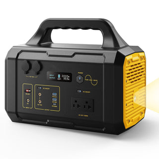 300W/1000W Portable Power Station with 100W/200W Solar Panel for Outdoor Camping, Home Backup & Emergency Use