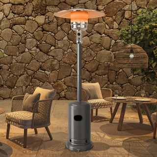50000 BTU Stainless Steel Propane Patio Heater with Trip over Protection