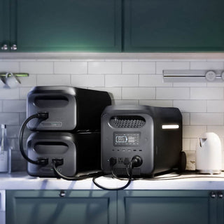 3000W Portable Power Station 2560Wh Battery Backup with Multiple Outputs 120V/60Hz for Home and Outdoor Use