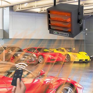 16,382 BTU Ceiling Mount Electric Garage Heater, 4800W 240V with Remote Control