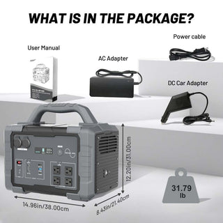 1800W Portable Power Station and 200W Foldable Solar Panel Kit 1024Wh Battery Pure Sine Wave ETL and FCC Certified