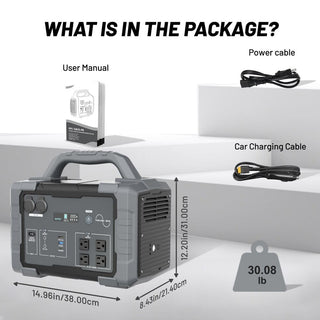 1800W Portable Power Station 1024Wh Battery with Pure Sine Wave ETL and FCC Certified 120V/60Hz