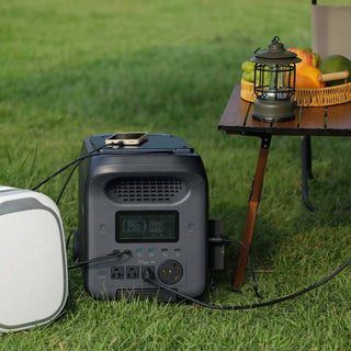 3000W Portable Power Station 2560Wh Battery Backup with Multiple Outputs 120V/60Hz for Home and Outdoor Use