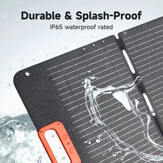 100W/200W Foldable Solar Panel - IP67 Waterproof, Portable for Outdoor & Emergency Charging