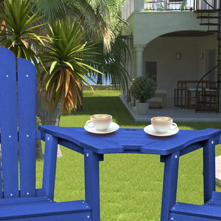 HIPS Polywood Adirondack Chair Connection Tray – Removable Outdoor Cup Holder Table