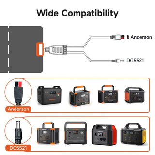 100W/200W Foldable Solar Panel - IP67 Waterproof, Portable for Outdoor & Emergency Charging