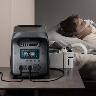 3000W Portable Power Station 2560Wh Battery Backup with Multiple Outputs 120V/60Hz for Home and Outdoor Use