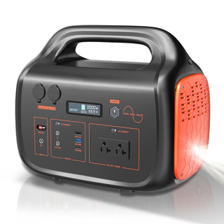 600W/1000W Portable Power Station 655.2Wh/1024Wh Solar Generator with AC Outlet for Home Backup, Camping, Travel, Emergency & Outdoor Use