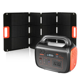 600W/1000W Portable Power Station 655.2Wh/1024Wh Solar Generator with AC Outlet for Home Backup, Camping, Travel, Emergency & Outdoor Use