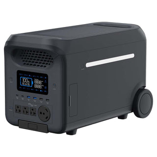 3000W Portable Power Station 2560Wh Battery Backup with Multiple Outputs 120V/60Hz for Home and Outdoor Use