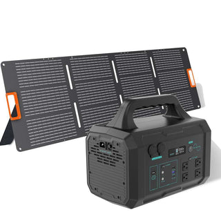 1800W Portable Power Station and 200W Foldable Solar Panel Kit 1024Wh Battery Pure Sine Wave ETL and FCC Certified