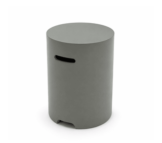 16-Inch Propane Tank Cover Table, Lightweight Concrete Propane Tank Hideaway for 20-Lb Tanks