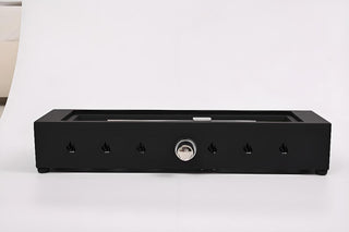 28-Inch Rectangle Fire Pit, 40000BTU Outdoor Propane Fire Pit, Wind-Resistant Firepits, Durable Iron Stylish Glass Beads Design