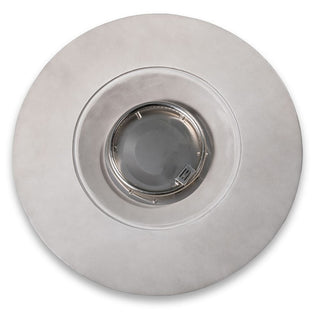 30" Propane Gas Fire Pit Table, 50000 BTU Round Concrete Fire Pit for Outside Patio Deck Garden Backyard- Light Gray